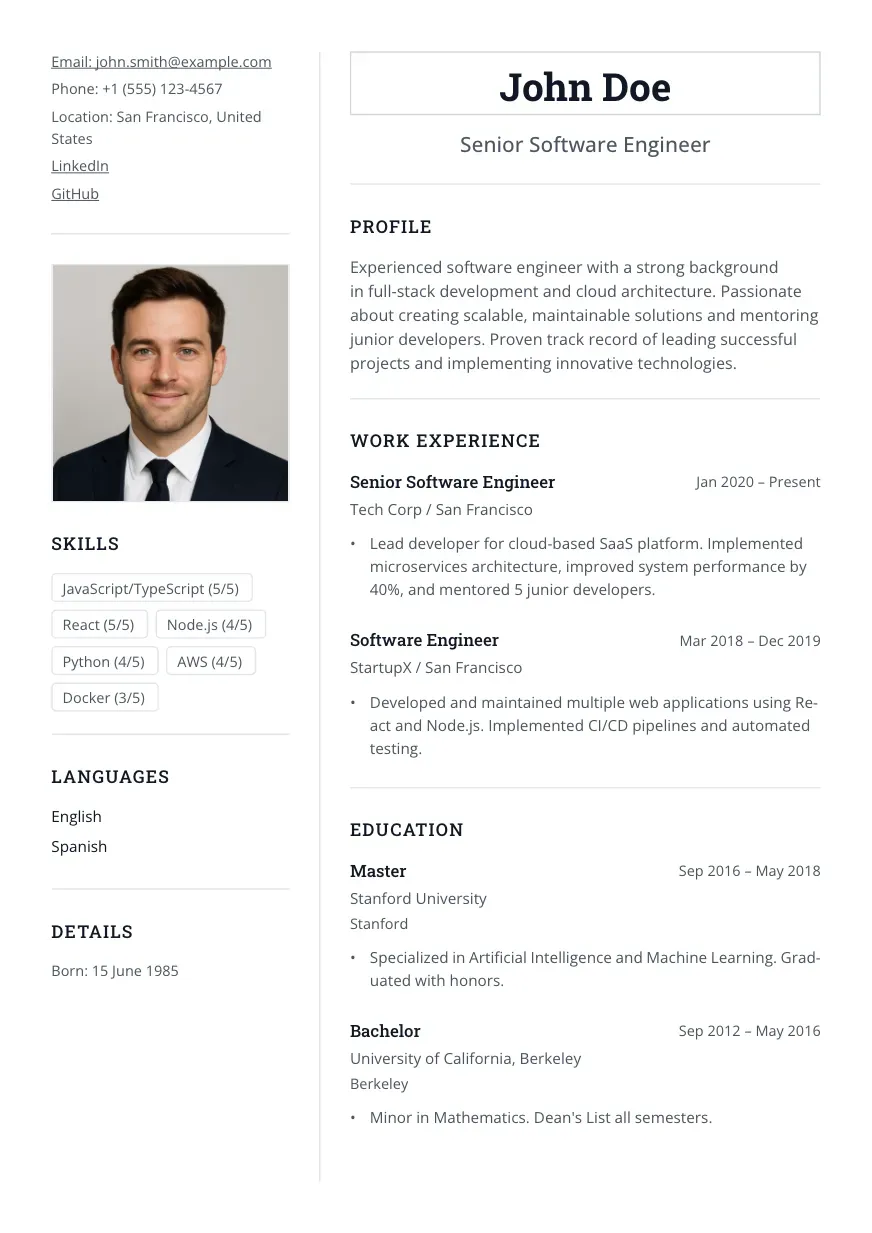 resume